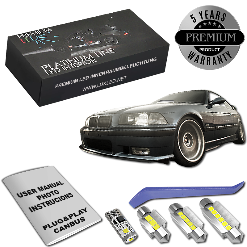 Kit interior cu LED-uri pentru BMW E36