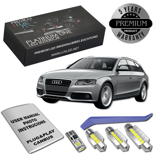 Kit interior cu LED-uri pentru Audi A4 B8 Avant