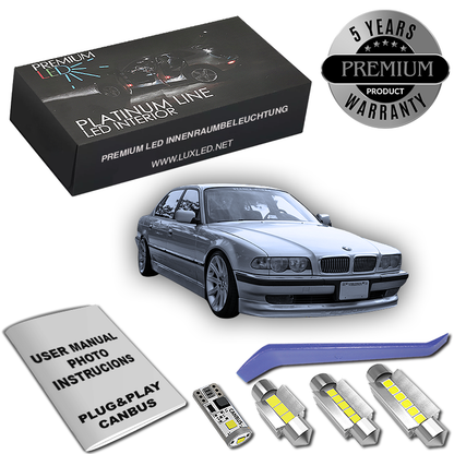 Kit interior cu LED-uri pentru BMW E38