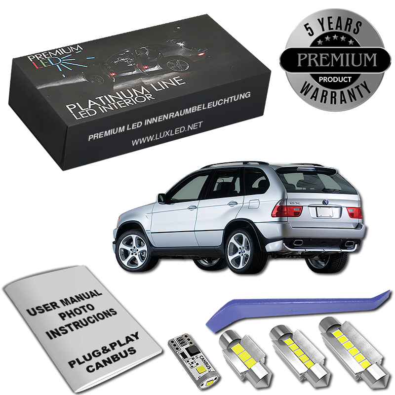 Kit interior cu LED-uri pentru BMW X5 E53