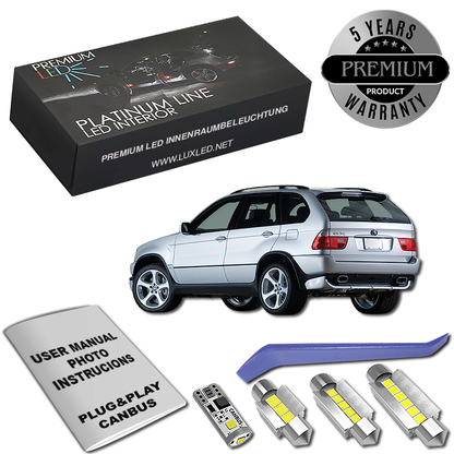 Kit interior cu LED-uri pentru BMW X5 E53