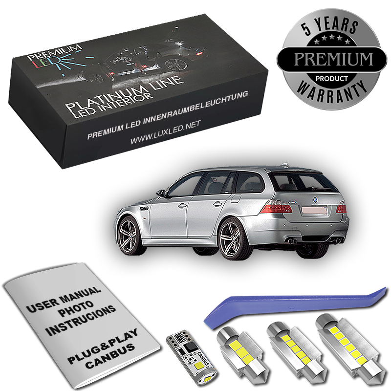 Kit interior cu LED-uri pentru BMW E61