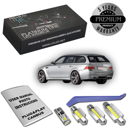 Kit interior cu LED-uri pentru BMW E61