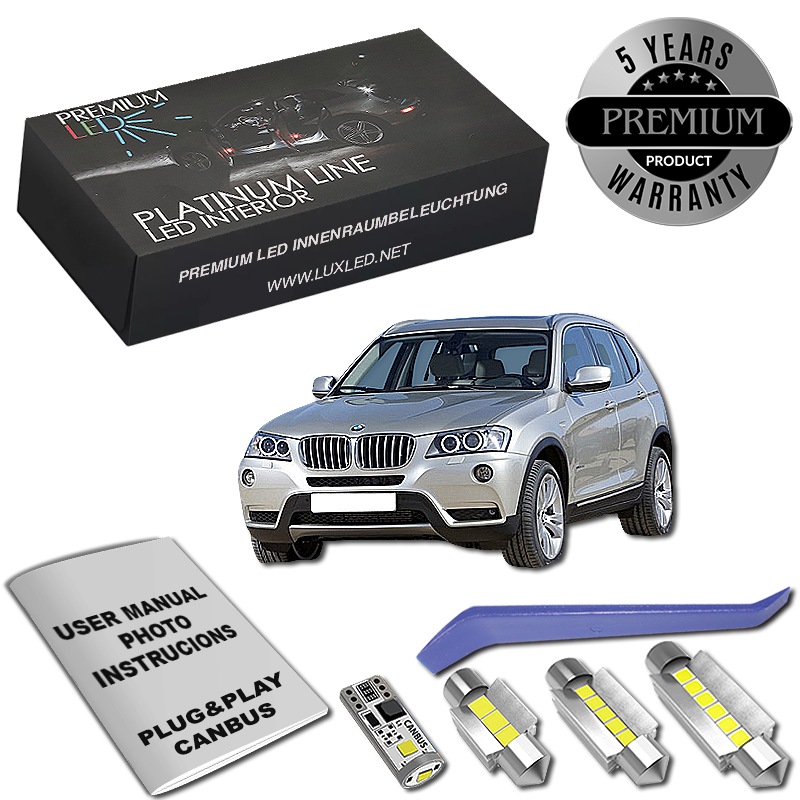 Pachet 20 LED-uri Iluminare Interior BMW X3 F25