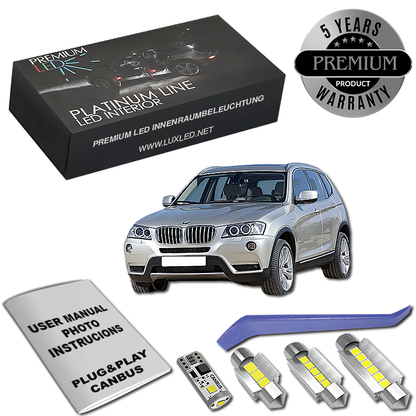 Pachet 20 LED-uri Iluminare Interior BMW X3 F25
