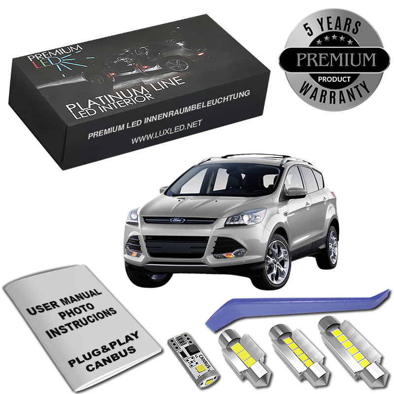 Pachet 8 LED-uri Kit Iluminare Interior Ford Kuga