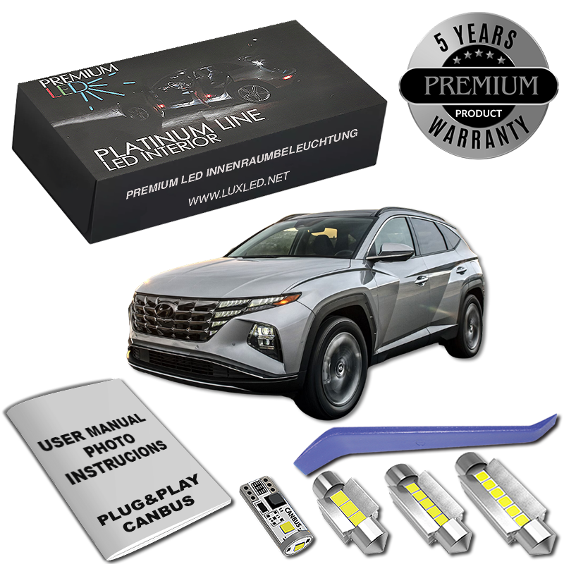 Pachet 7 LED-uri Kit Iluminare Interior Hyundai Tucson NX4