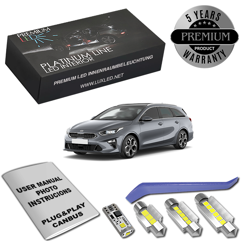Pachet 8 LED-uri Kit Iluminare Interior KIA Ceed CD SW