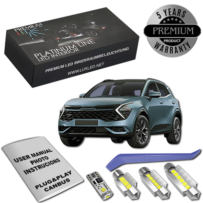 Pachet 7 LED-uri Kit Iluminare Interior KIA Sportage 5