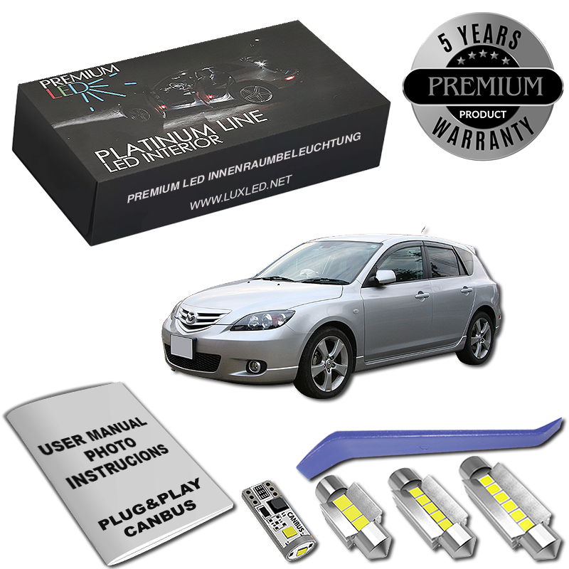 Pachet 5 LED-uri Kit Iluminare Interior Mazda 3 BK