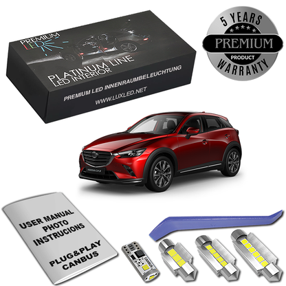 Pachet 8 LED-uri Kit Iluminare Interior Mazda CX-3