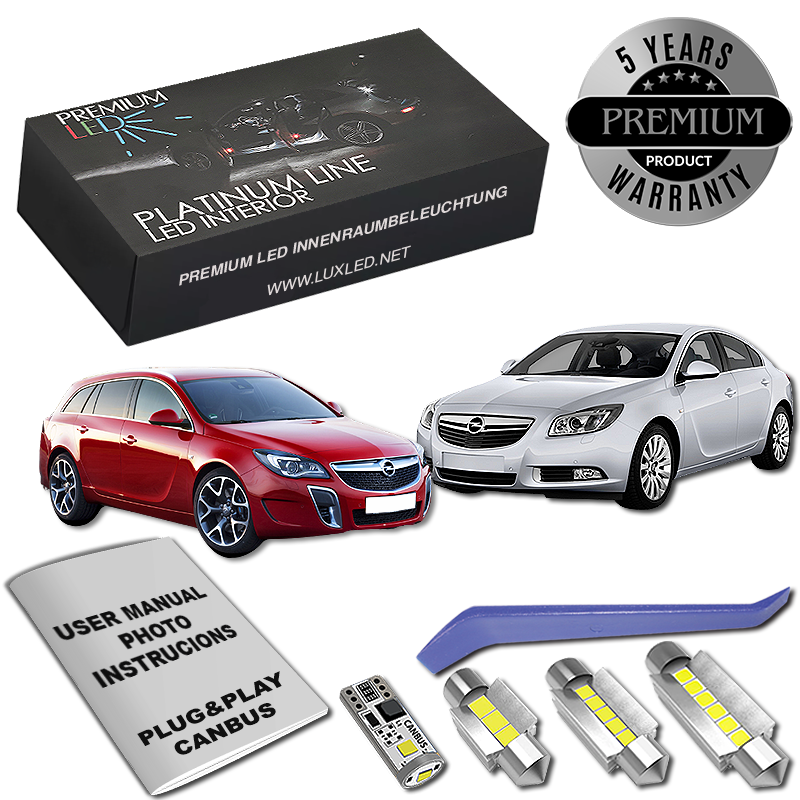 Pachet 15 LED-uri Kit Iluminare Interior Opel Insignia Premium