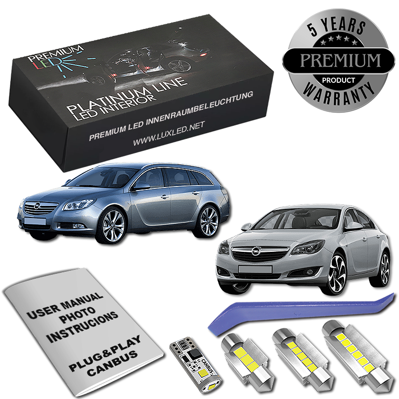 Pachet 11 LED-uri Kit Iluminare Interior Opel Insignia LED