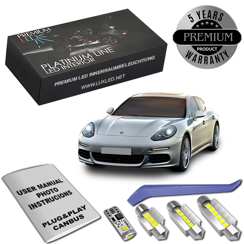 Pachet 16 LED-uri Kit Iluminare Interior Porsche Panamera