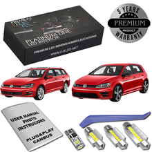 Kit interior cu LED-uri pentru VW Golf 7