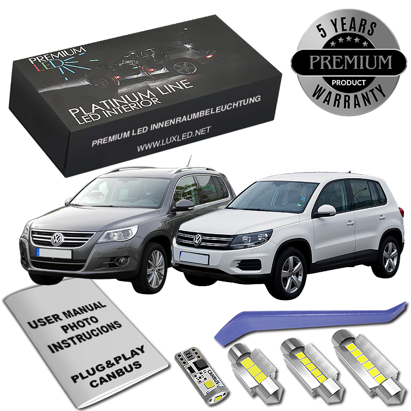 Kit interior cu LED-uri pentru VW Tiguan 5N